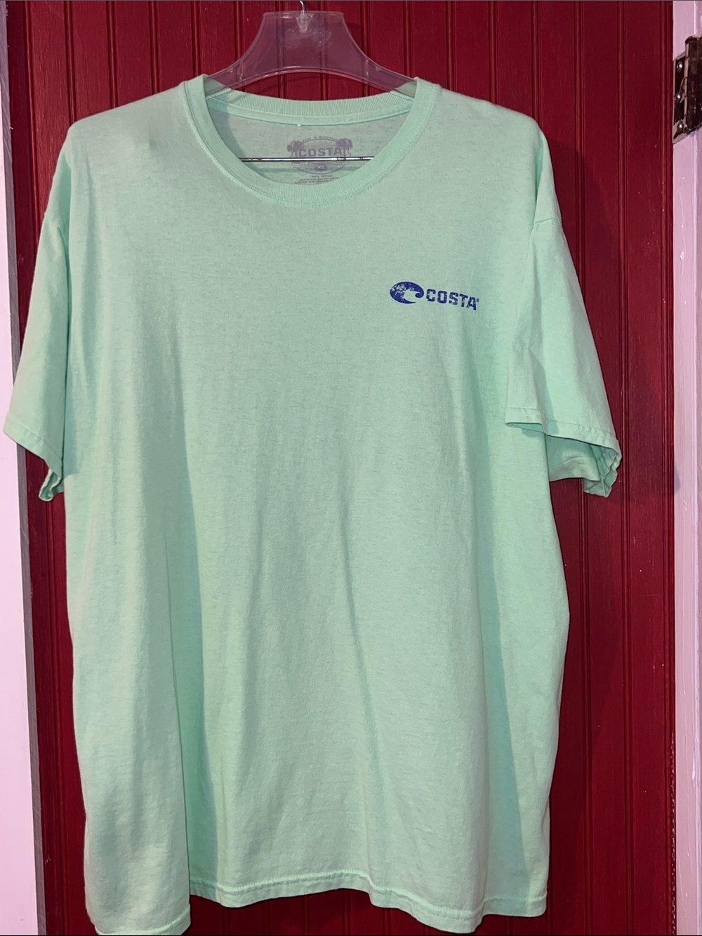 Costa Mint Green Short Sleeve Logo Tee